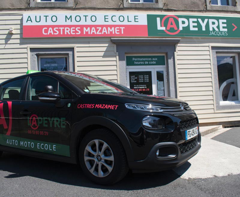 Voiture C3 auto ecole Lapeyre